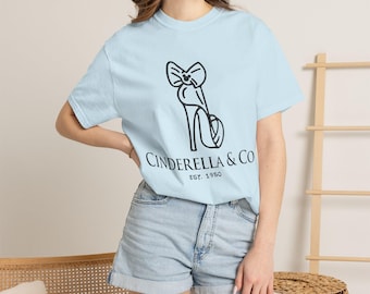 Cinderella & Co T-Shirt | Glas Pantoffel Skizze Tee