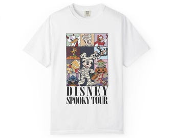 Disney Spooky Tour T-Shirt | Halloween Charakter Collage