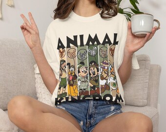 Disney Animal Kingdom Charaktere Grafik T-Shirt
