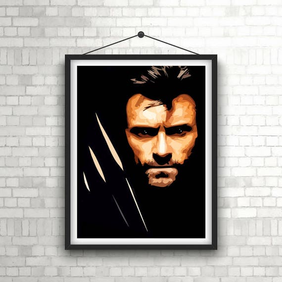 Wolverine Logan Movie Poster Jackman X-Men 2017 Film CHOOSE YOUR SIZE FREE P+P