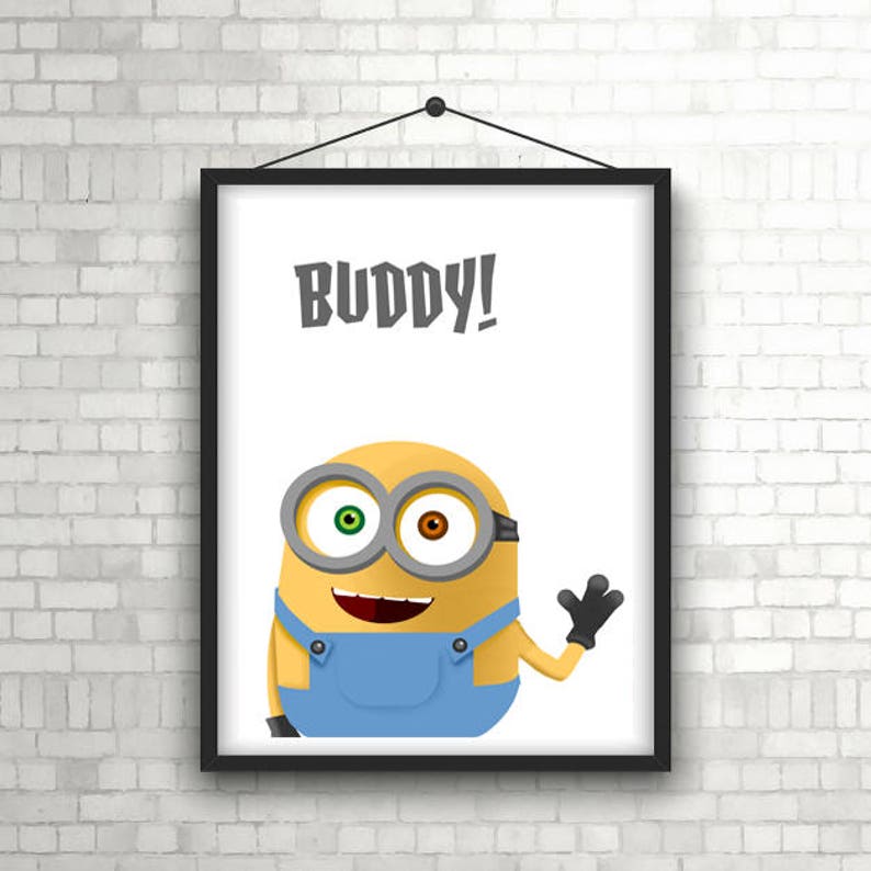 Bob the Minion Poster Art Print A0 A1 A2 A3 A4 Sizes
