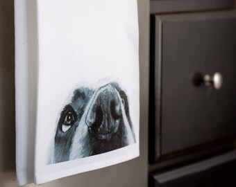 Dog Nose Tea Towel