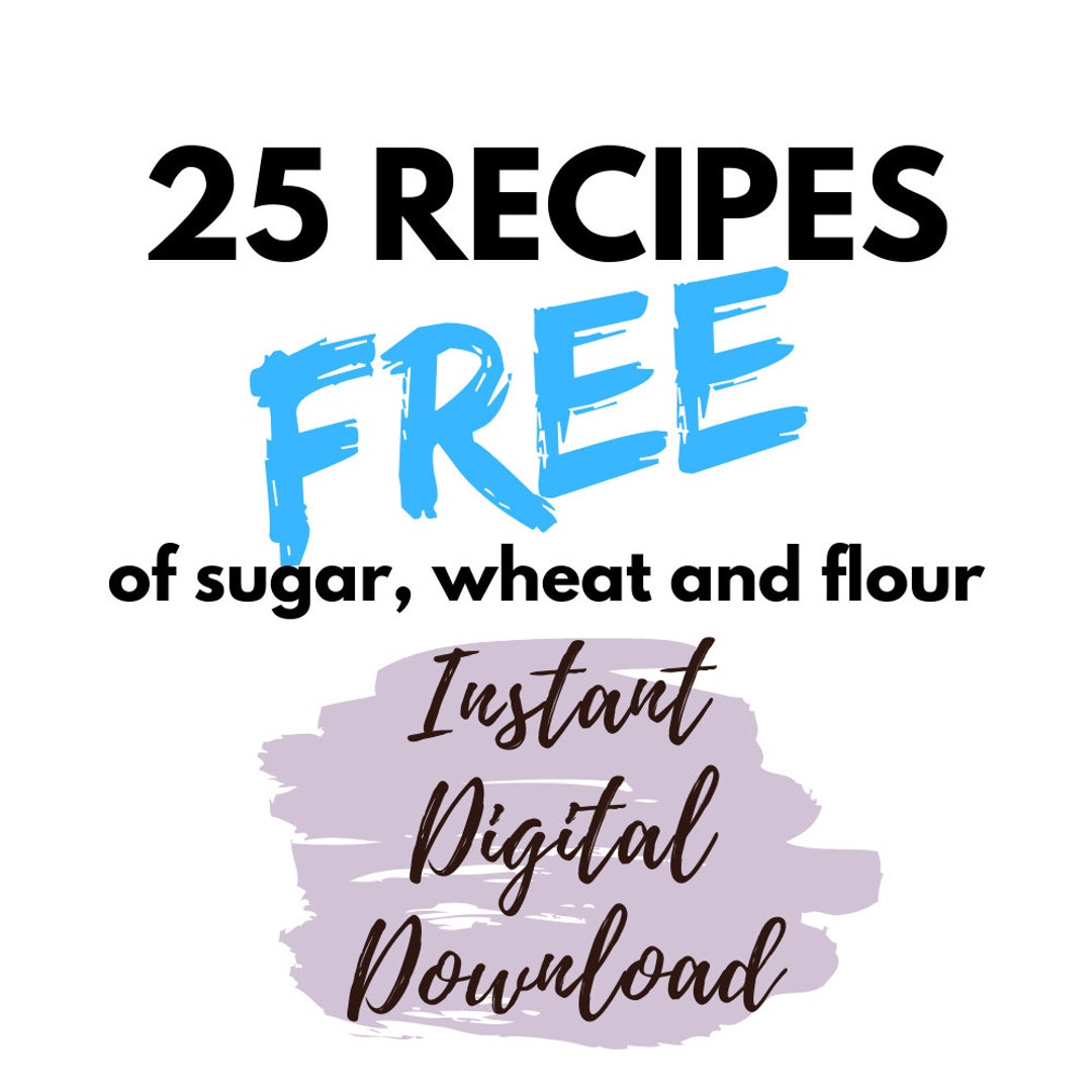Recipe Cards PDF Instant Digital Download 25 Recipes FREE - Etsy