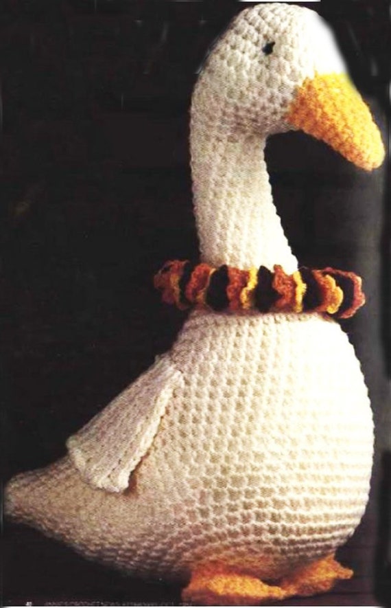Instant PDF Download Crochet Pattern to make Toy a Goose / | Etsy