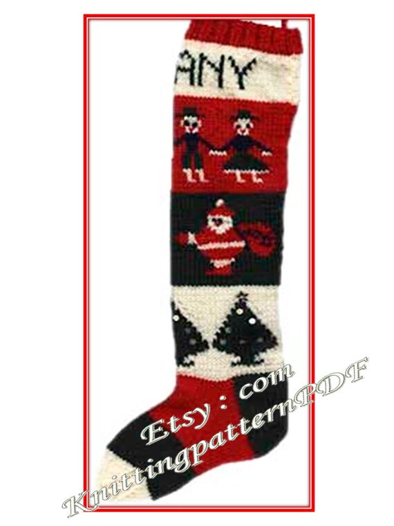 Personalized Christmas Stocking Pattern Fair Isle Socks Pattern Vintage Pattern Pattern Knitted Socks Knitting Pattern B382 Personalized Christmas Stocking Pattern Fair Isle Socks Pattern Vintage Pattern Pattern Knitted Socks Knitting Pattern B382