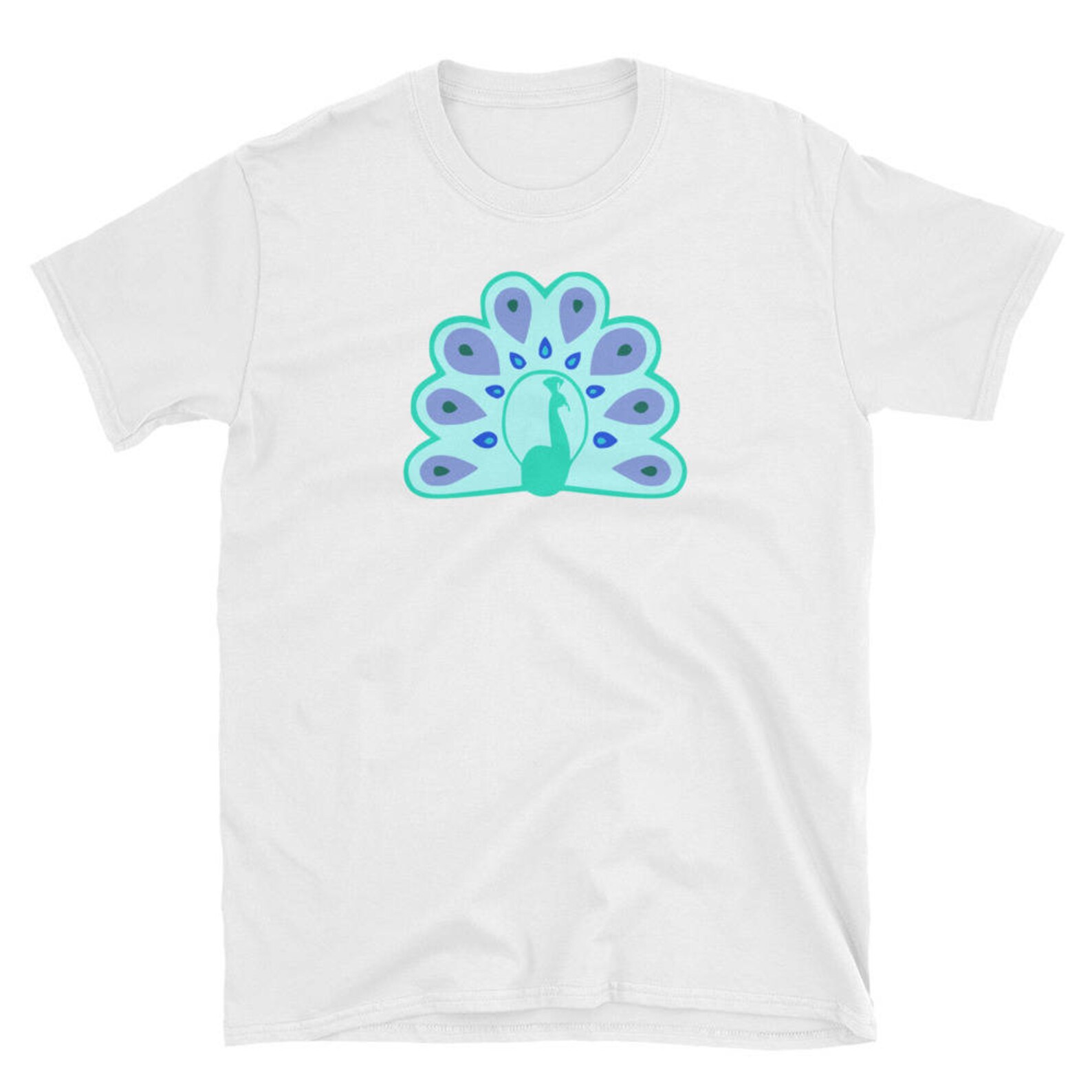 Colorful Peacock Shirt Beautiful Peacock Tee Bird Shirt | Etsy