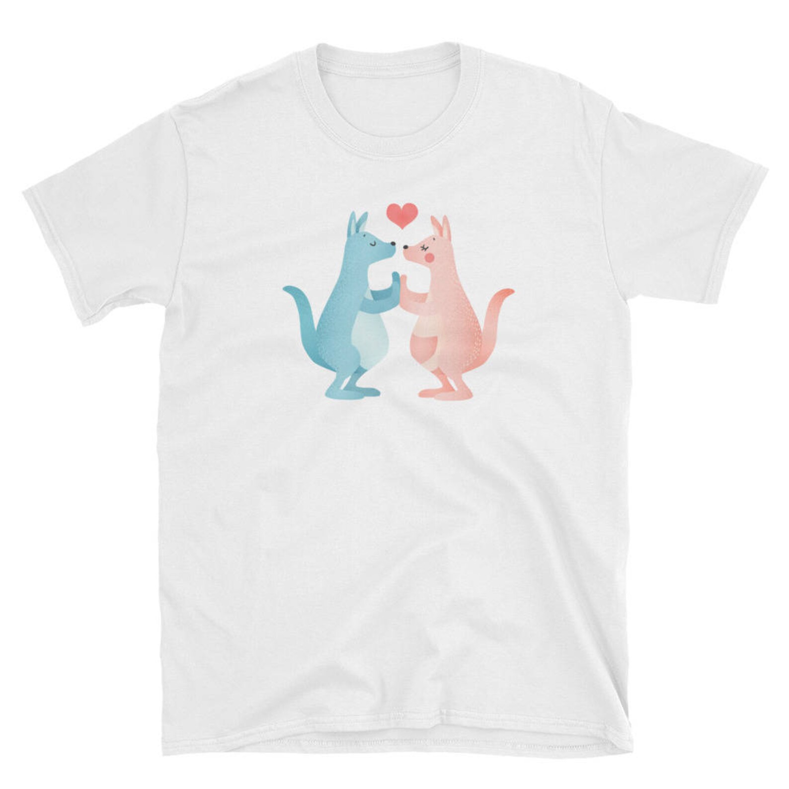 Kangaroo Shirt Cute Kangaroo Tee Baby Kangaroos Tee Etsy