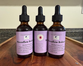 Moonflow Balance herbal tincture for perimenopause and menopause symptoms