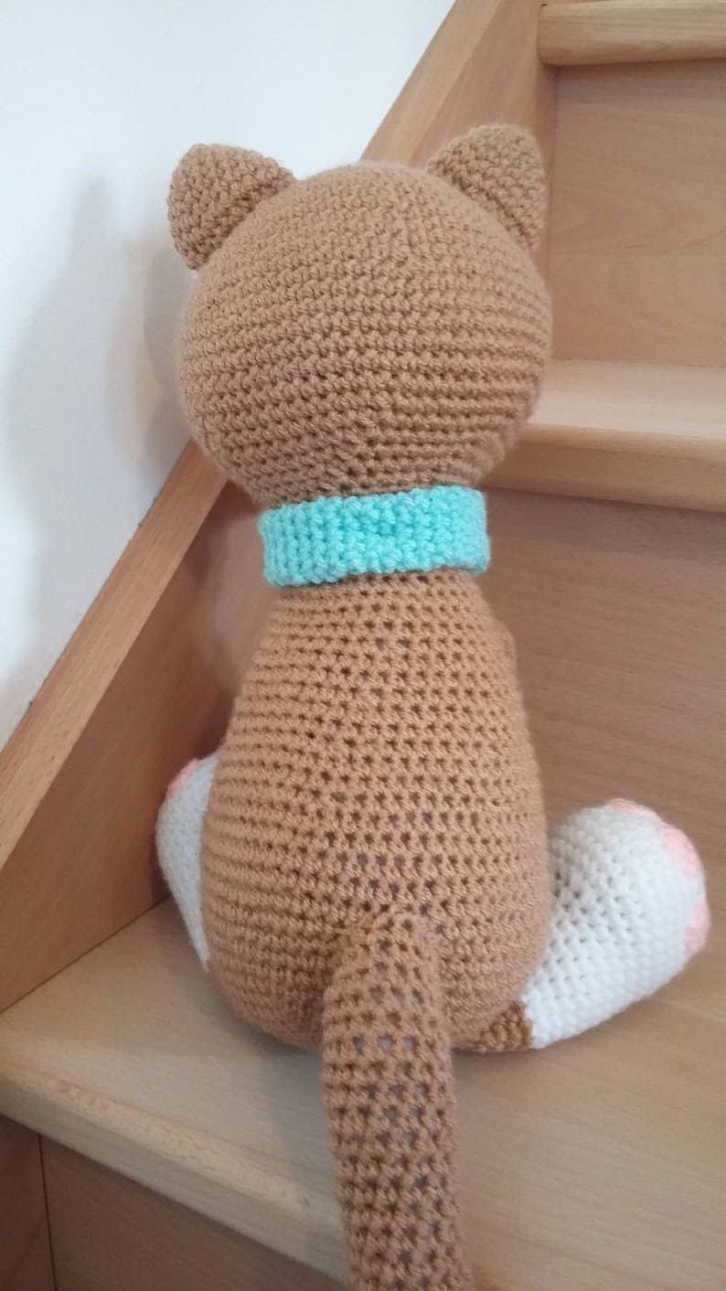 Modèle en PDF chat au crochet | Etsy