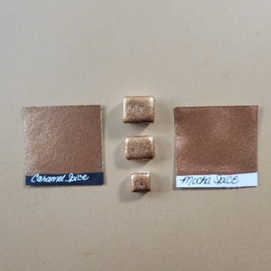 Handmade Watercolor Pans in Caramel Spice