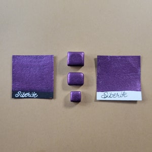 Handmade Watercolor Pans in Siberite