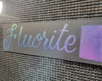 Colorshifting Handmade Watercolor Paint in Fluorite!