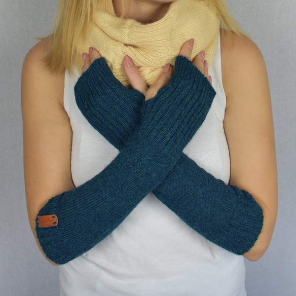 Knit Arm Warmers Etsy