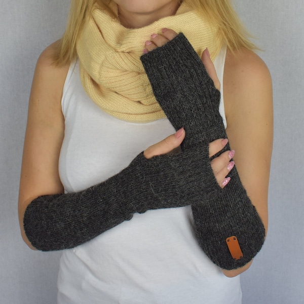 Knit Arm Warmers Etsy