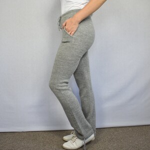 READY TO SHIP Knitted alpaca pants Knitted wool trousers Knitted warm joggers  Knitted alpaca sweatpants Relaxed fit pants Casual pants