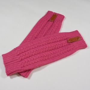 Knitted long leg warmers for kid warm wool alpaca yoga socks dance socks boot toppers girl boy baby toddler infant gray white black pink