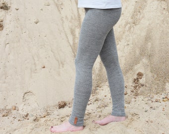 WOOL ALPACA knitted warm leggings for women skinny pants trousers sweatpants slim fit pants black pink blue white gray