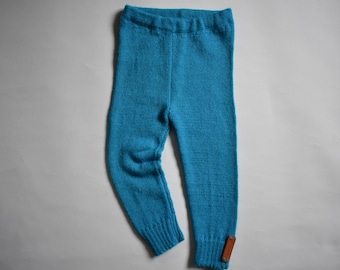 Leggings tricotés en alpaga Leggings chauds tricotés pour enfant Pantalon en laine tricoté Pantalon d'hiver chaud Pantalon de survêtement pour enfant nouveau-né garçon fille