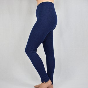 Gebreide warme leggings voor dames Gebreide skinny broek Wollen broek Gebreide alpaca legging slim-fit broek Winterjoggingbroek
