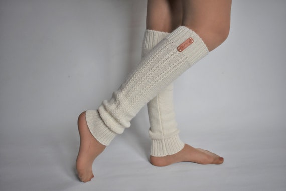 Alpaca Leg Warmers Knitted Leg Warmers for Women Warm Long Wool Socks  Knitted Dance Socks Knitted Wool Leg Warmer Flip Flop Yoga Socks 