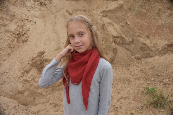 Écharpe chaude enfant pour petites filles - La Maison de l'Alpaga