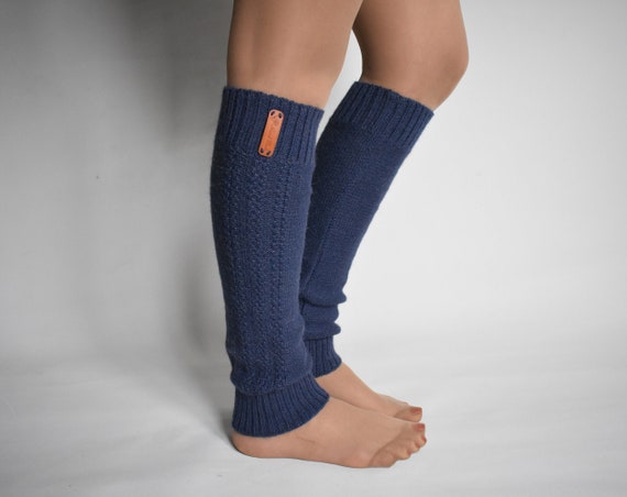 Knitted Leg Warmers for Women Alpaca Leg Warmers Warm Long Wool Socks  Knitted Dance Socks Knitted Wool Leg Warmer Flip Flop Yoga Socks 