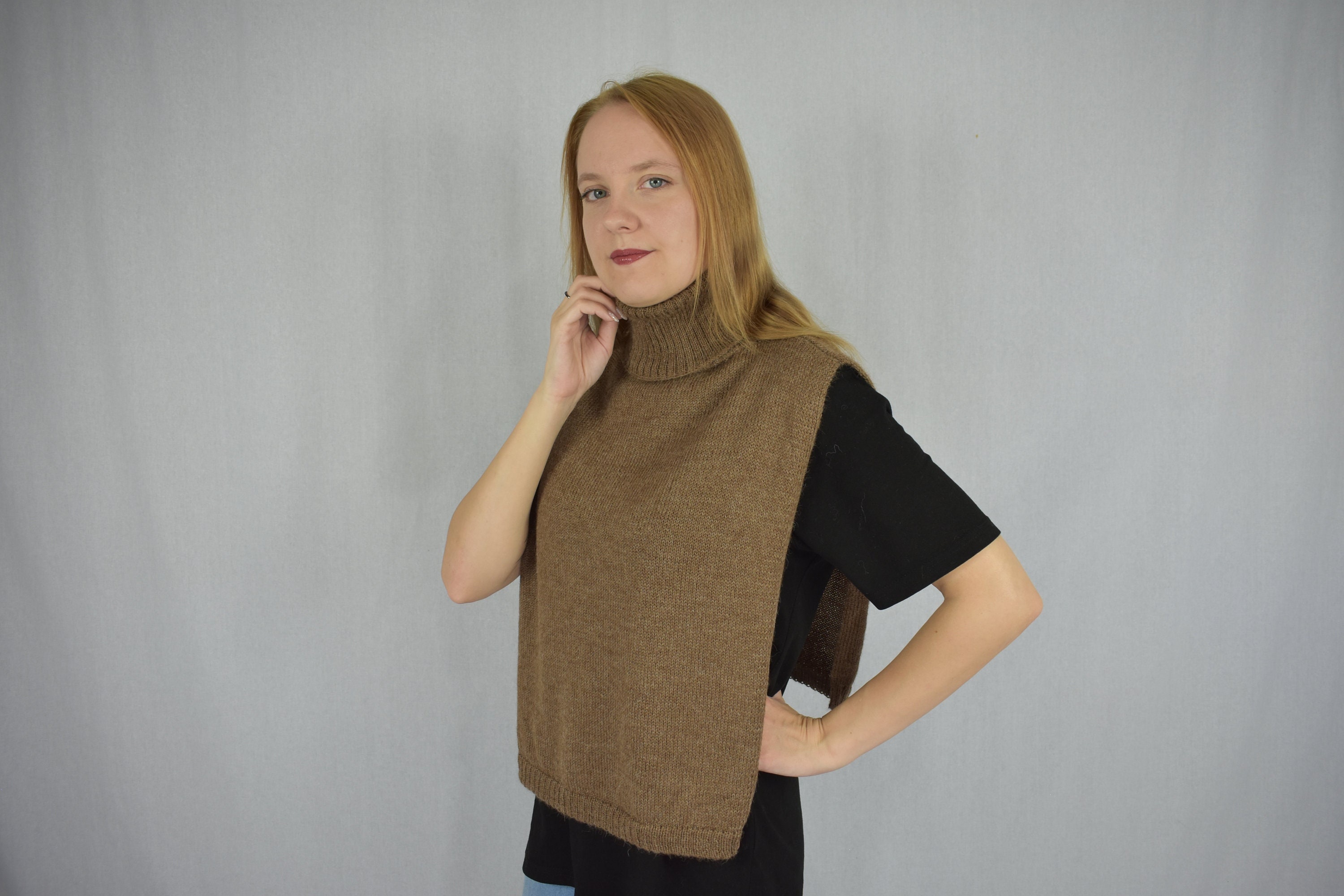 Turtle Neck Turtleneck Dickies With Arm Holes Mock Turtleneck Dickies With  Arm Holes 2025