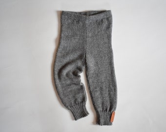 Legging tricoté pour enfant pantalon en alpaga pour enfant pantalon en laine pantalon de survêtement pour nouveau-né bébé enfant en bas âge garçon fille noir rose bleu