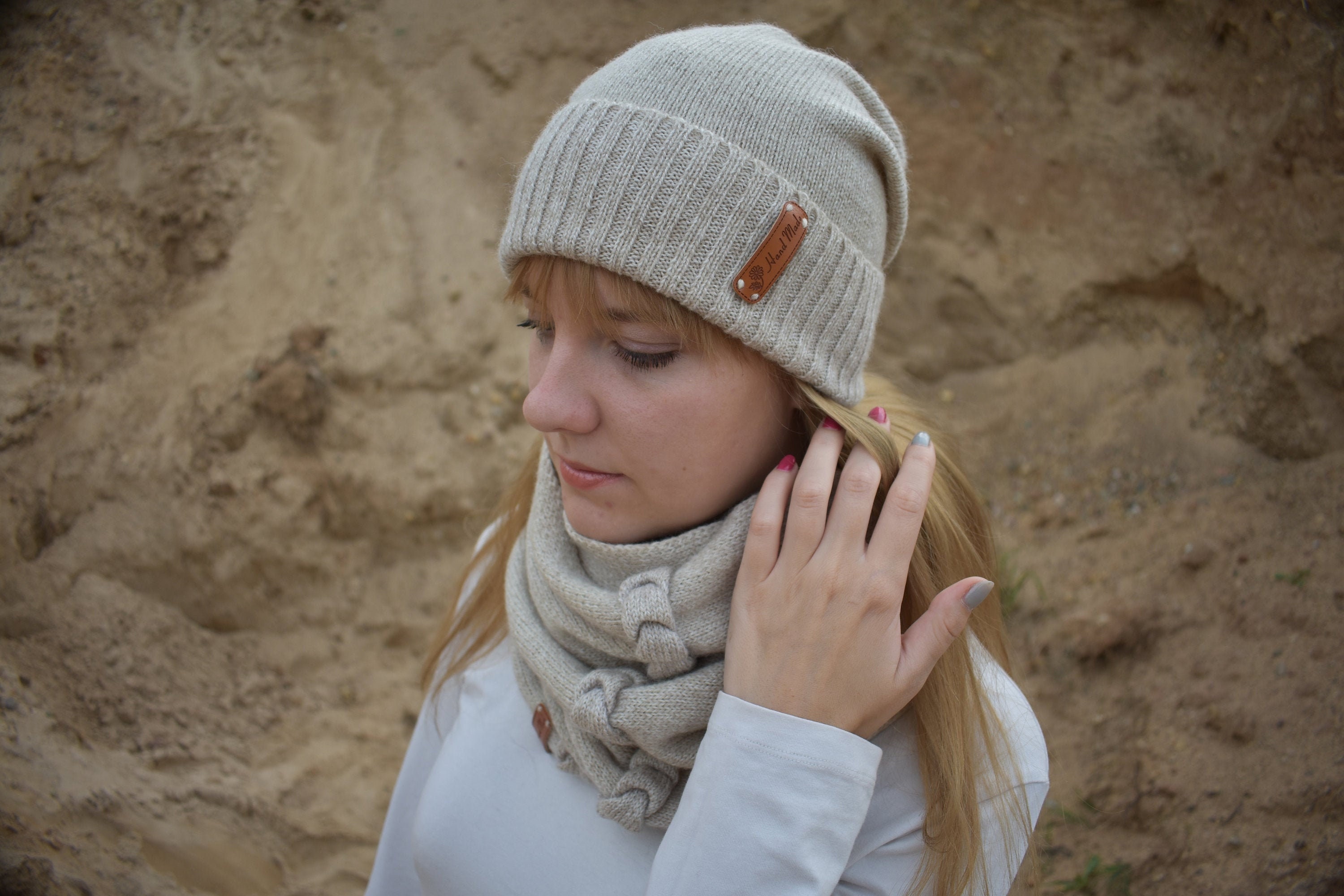 Bonnet d'hiver chaud bonnet en tricot femmes japonaises automne et hiver  laine résistante au froid garder chaud protection auditive unisexe