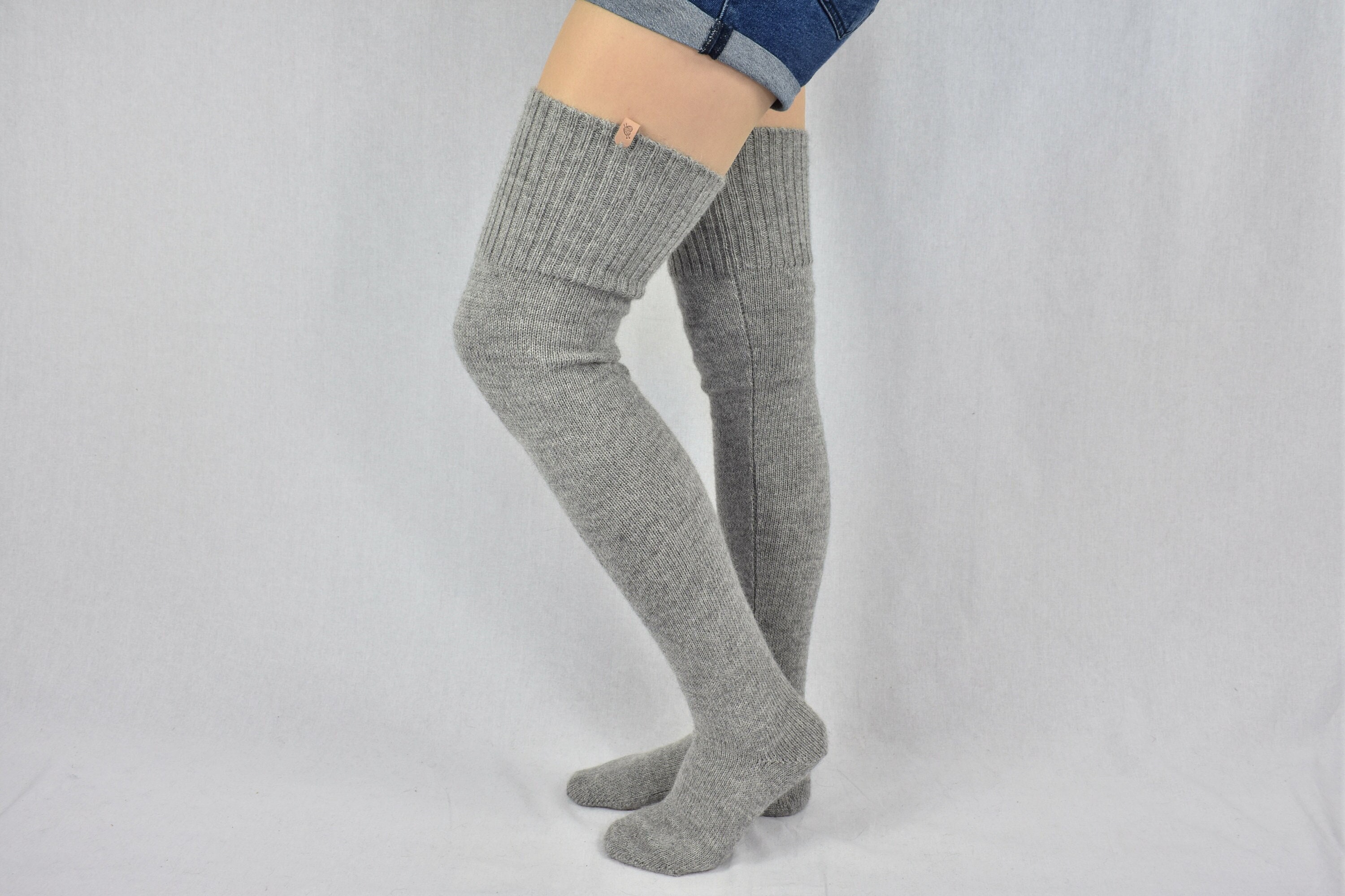 Wool Over Knee Socks -  Singapore