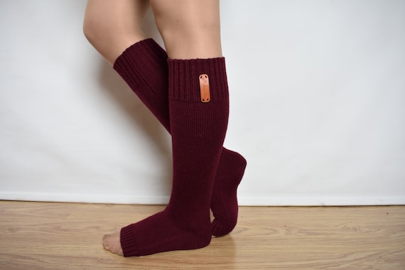 VGMANNTA 4 paar beenwarmers dames beenwarmers vrouwen beenwarmers vrouwen beenwarmers korte gehaakt meisjes laarzen afdekking alpaca sokken voor winter warmer, B, M