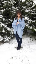WOOL ALPACA knitted oversized cocoon cardigan for women sweater loose warm wrap shrug boho style coat black pink blue white gray beige