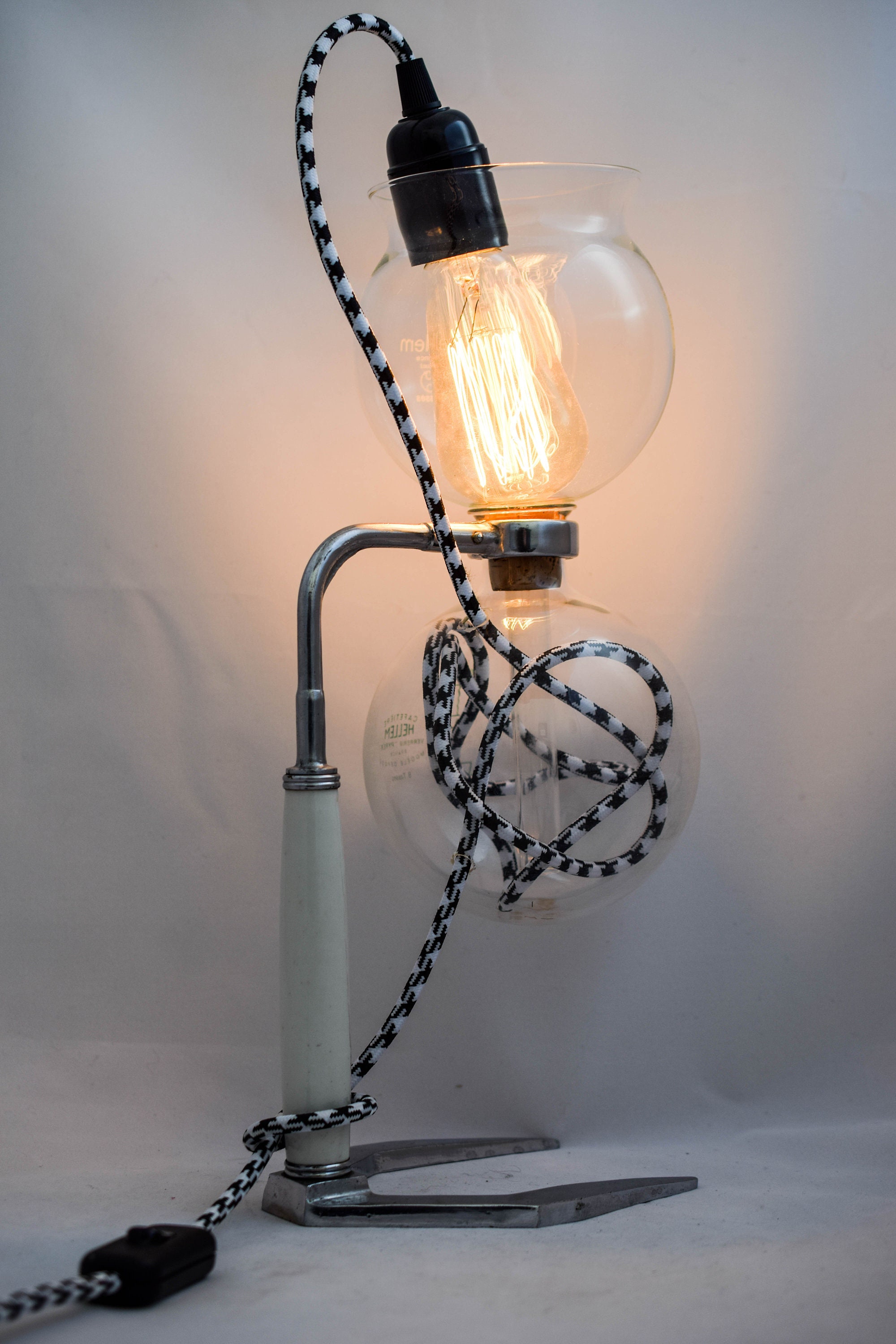 Lampe Vintage Originale Pièce Unique Ampoule à Filament