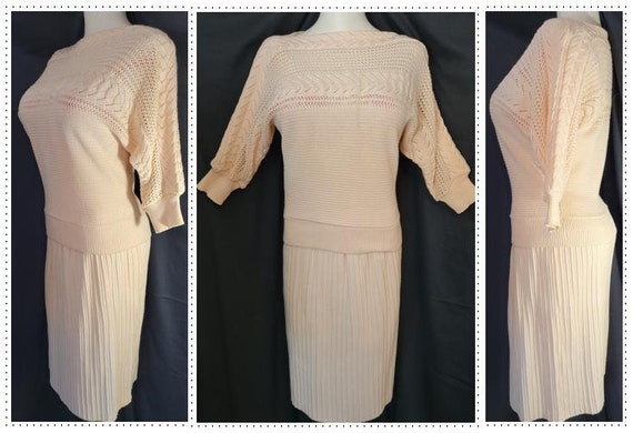 Peachy-Keen Knit Sexy Sweater Set