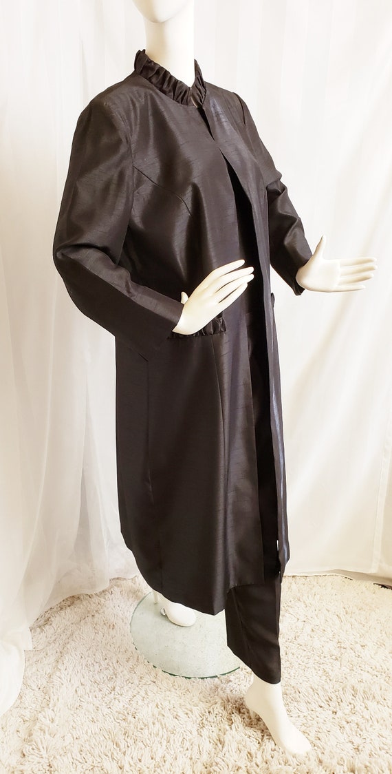 Chic Black 3-Piece Walking Suit