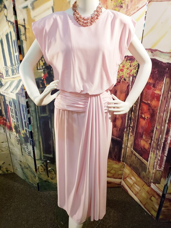 PRETTY in PINK 1940's Style Dress