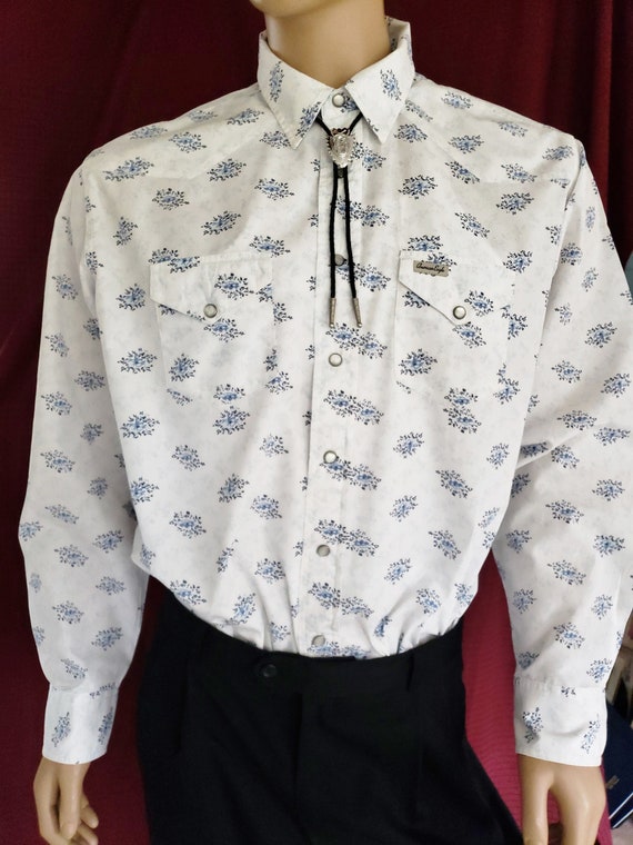 AMERICAN EAGLE Western Shirt - 1970's