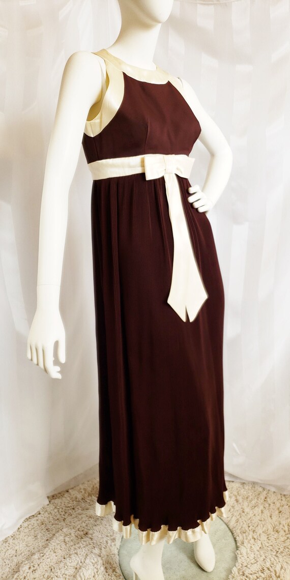 1960's Elegant Empire Waist Gown