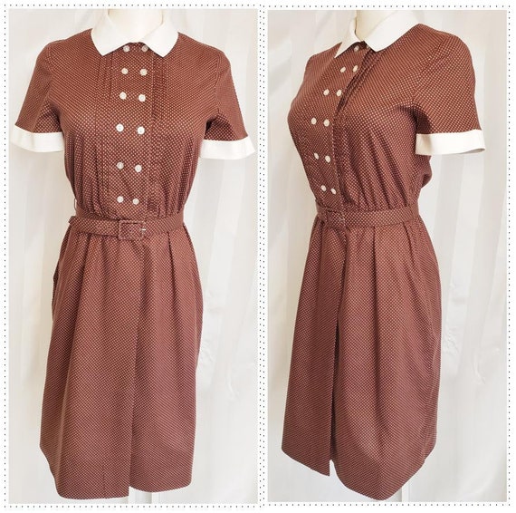 Quintessential Mad-Men Shirt Waist Dress