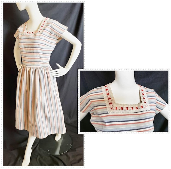 1930's - 40's Homemade-Farmhouse Dress