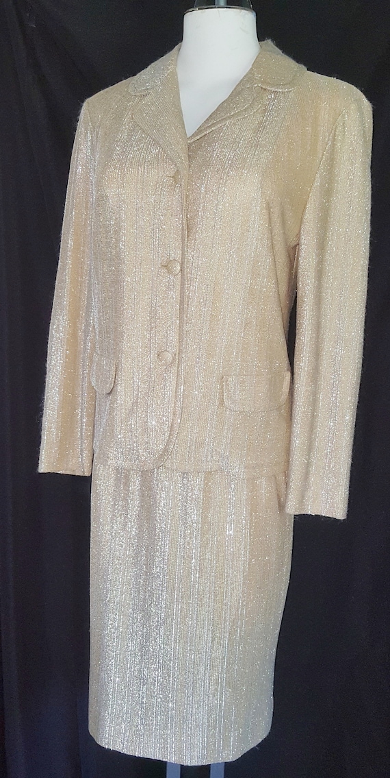 Gold Lamé Holiday Suit 1960's
