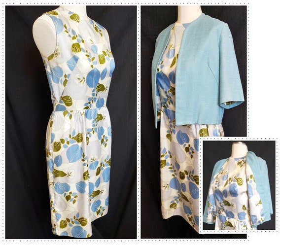 1960's Mad Men Dress & Jacket Ensemble