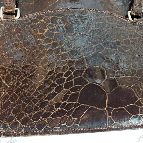 Alligator shops Petite Purse, Made in France for DAYTON'S 1940's