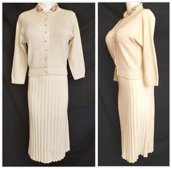 BEJEWELED 'Kimberly' 1940's Sweater Set