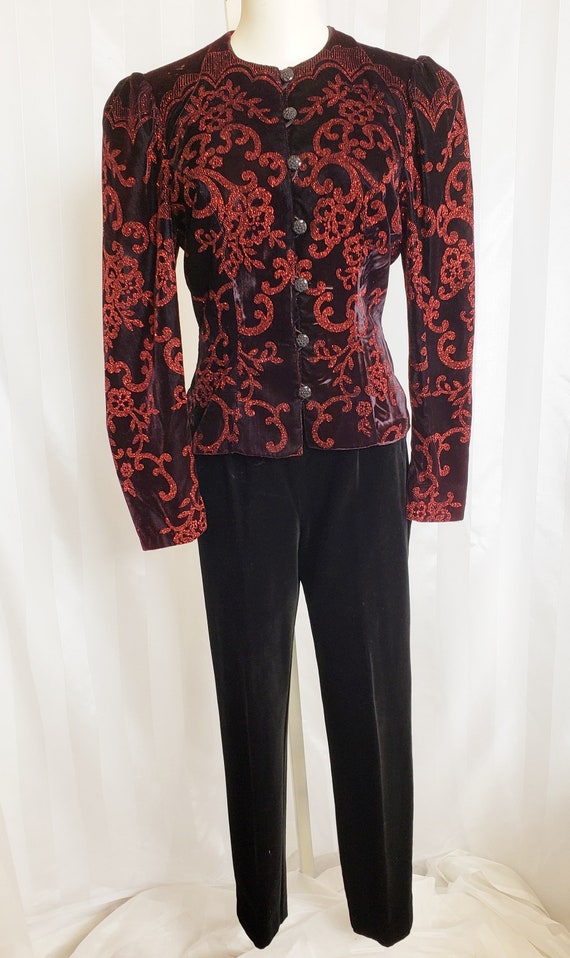 Scott McClintock Snazzy Velvet Jacket & Slacks 19