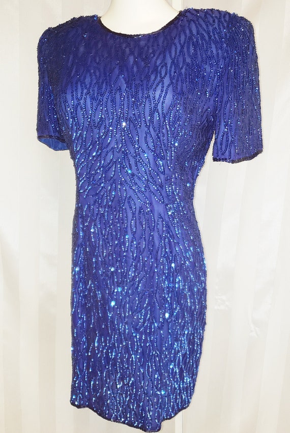 COBALT Razzle, Dazzle, Snazzy Sheath Dress 1960's