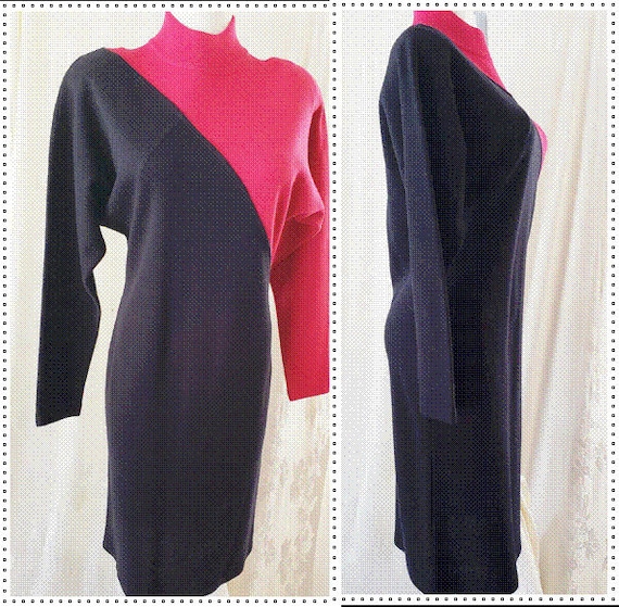 Avant Guard 1960's Style, Split Sophisticated Swea