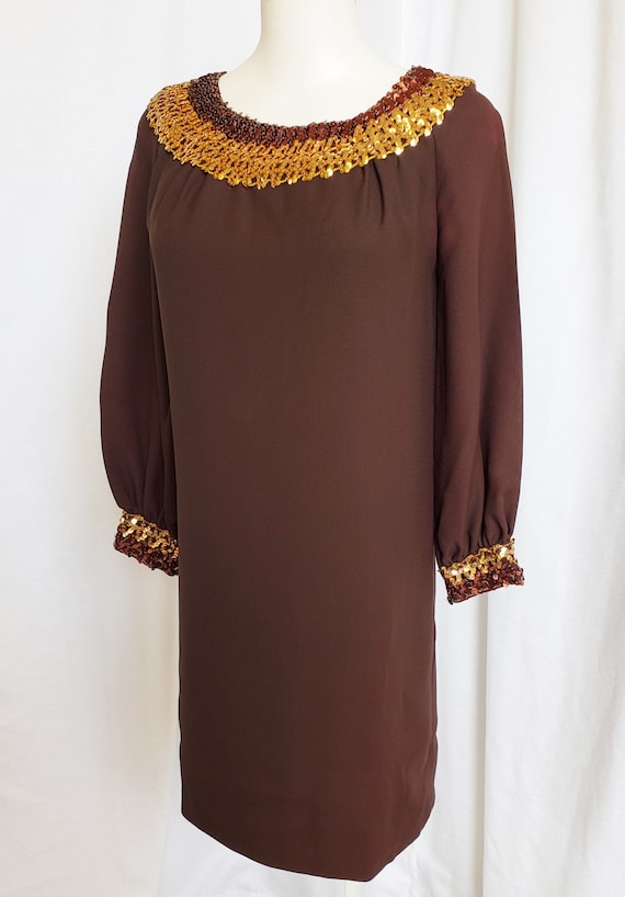 1960's Sheath Dress, Egyptian-Style