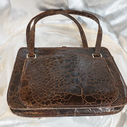 Alligator shops Petite Purse, Made in France for DAYTON'S 1940's