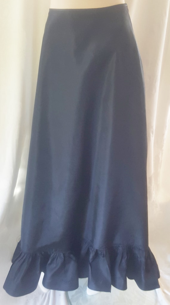 GUNNE SAX, Jessica McClintock Long Ruffled Black S